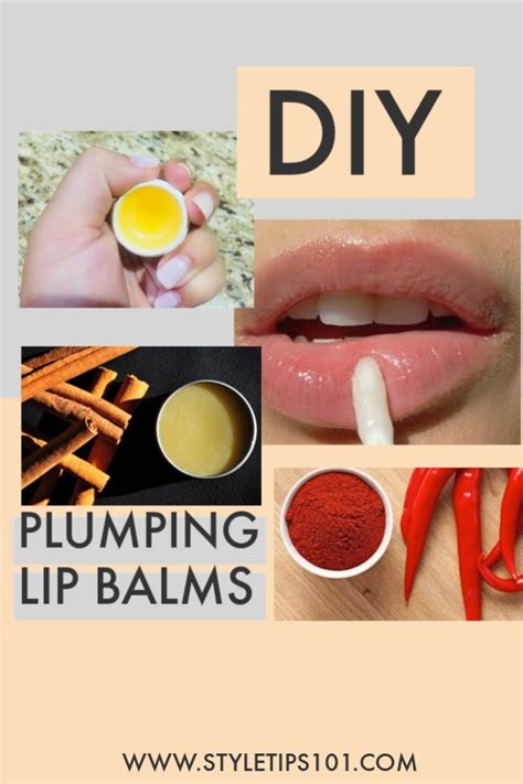 DIY Lip Plumping Lip Balm