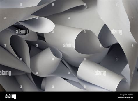 heap of white crumpled paper Stock Photo - Alamy