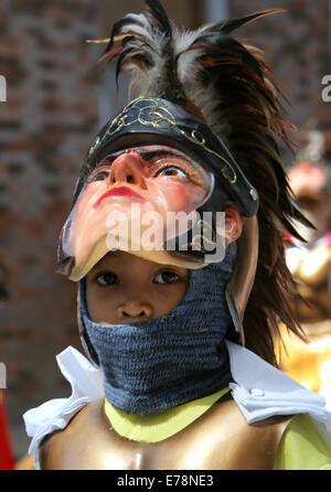 Moriones mask at the annual Easter Moriones festival in the Stock Photo ...