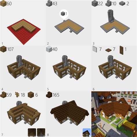 How to build a simple medieval house : r/Minecraft