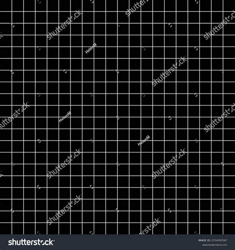 White Grid Pattern On Black Background Stock Illustration 2154393567 ...