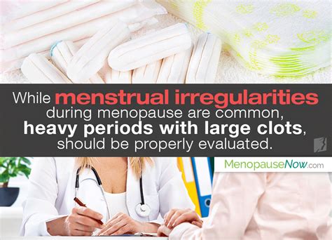 Things to Know about Irregular Periods with Clots | Menopause Now