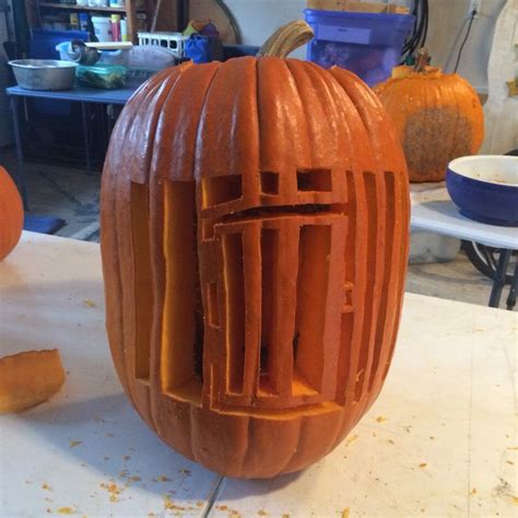 Jail Cell carved pumpkin. @specialk0036 | Pumpkin carving, Pumpkin, Carving