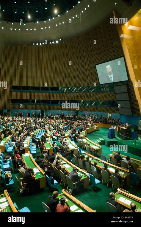 General assembly hall un headquarters hi-res stock photography and images - Alamy