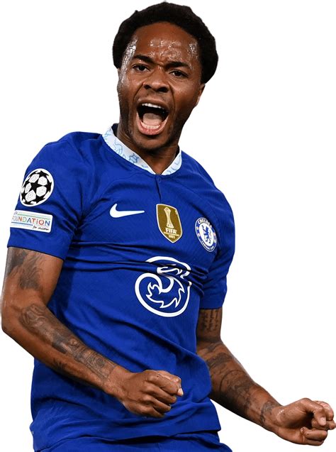 Raheem Sterling Chelsea football render - FootyRenders