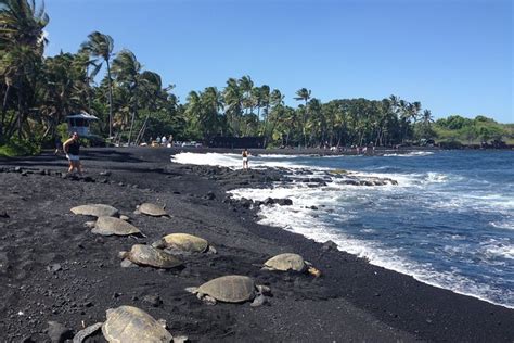 Hawaii Big Island Tour: Volcanoes, Black Sand Beach, Waterfall 2024 - Big Island of Hawaii