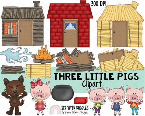 Three Little Pigs Houses