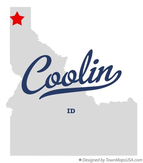 Map of Coolin, ID, Idaho