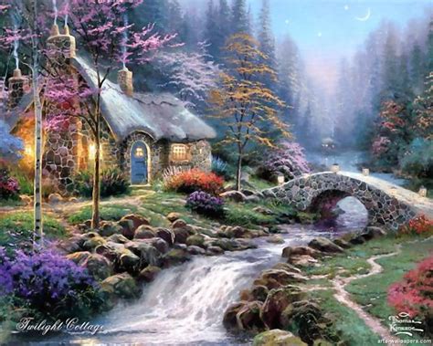 Thomas Kinkade: a Reevaluation. Or: What is Kitsch and Why is it Bad Exactly? | Thomas kinkade ...