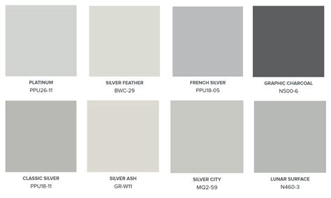 Mineral Grey Paint Colours – Grey Colour Palette | Colourfully BEHR