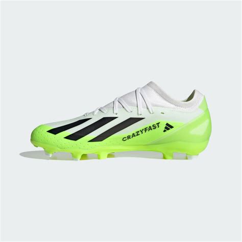 adidas X Crazyfast.3 Firm Ground Boots - White | adidas UAE