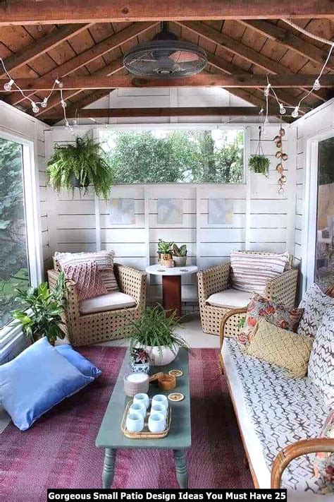 Gorgeous Small Patio Design Ideas You Must Have - PIMPHOMEE