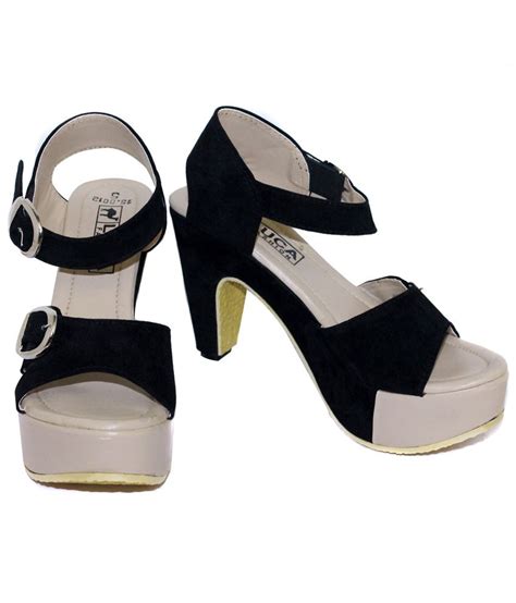 Luca Fashion Black Heels Price in India- Buy Luca Fashion Black Heels ...