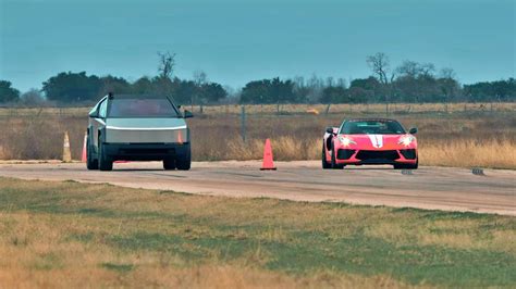 No Tree, No Flagger, Full Send: Hennessey Corvette C8 Vs. Tesla Cybertruck