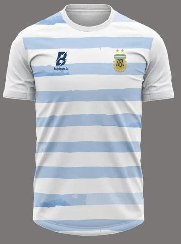 Printed Dry Fit Men Argentina Football Jersey, Large at Rs 399/piece in ...