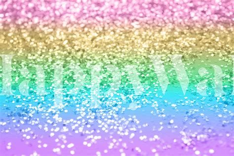 Rainbow Unicorn Glitter 2 Wallpaper - Buy Now at Happywall