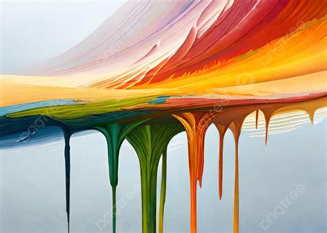 Abstract Dripping Color Strokes Oil Paint Overlay Texture Background ...