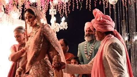 Katrina Kaif’s Bridal Look: Amitabh Bachchan Dances With Jaya Bachchan at Katrina Kaif’s ...