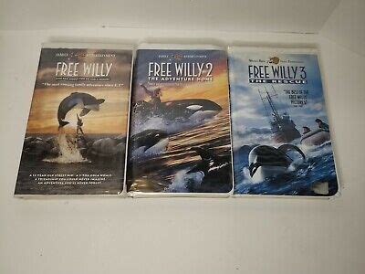 Free Willy 1,2, and 3 (VHS, 1993, Clamshell) 85391800033 | eBay