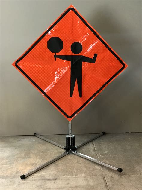 Traffic Control Sign-Flagger Symbol | Cal-West Rentals