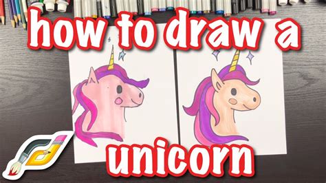 How To Draw A Cartoon Unicorn Head Easy Step By Step - Infoupdate.org