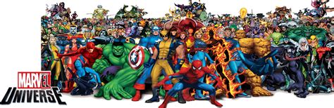 Marvels Characters - Clip Art Library