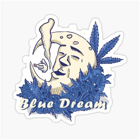 "Blue Dream Weed Strain" Sticker for Sale by stonernation | Redbubble