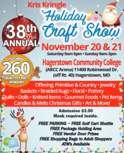 Kris Kringle Holiday Craft Show | November 20 & 21 - SHIP SAVES