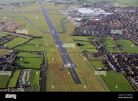 aerial view of Warton aerodrome in Lancashire Stock Photo - Alamy