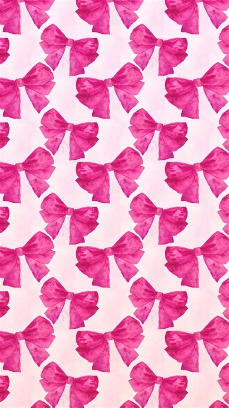 Pink Bow Wallpaper | Bow wallpaper, Preppy wallpaper, Pink wallpaper iphone