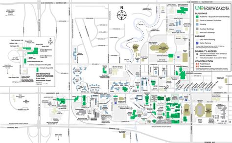 Ndsu Printable Campus Map