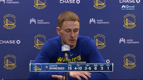 Donte DiVincenzo: We need to play up to Warriors standard - NBC Sports ...