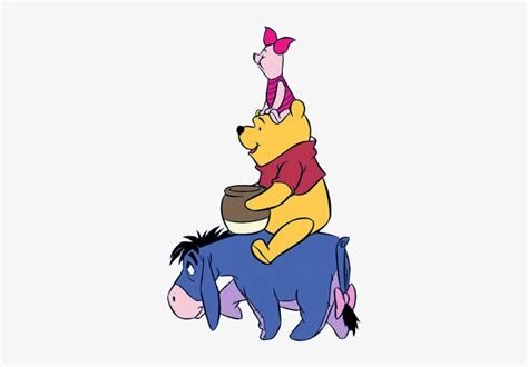 Winnie The Pooh Clipart Eeyore - Winnie The Pooh Piglet And Eeyore Transparent PNG - 318x508 ...