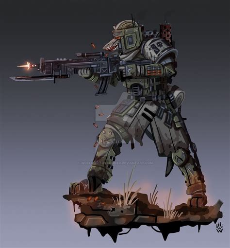 Imperial Guard Space Marine - Wh40k by Wolfdog-ArtCorner on DeviantArt ...