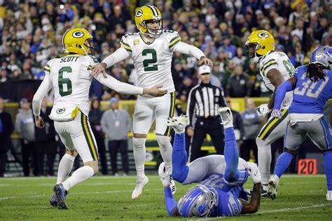 Packers get the calls, Crosby hits late FG to beat Lions | The Daily ...