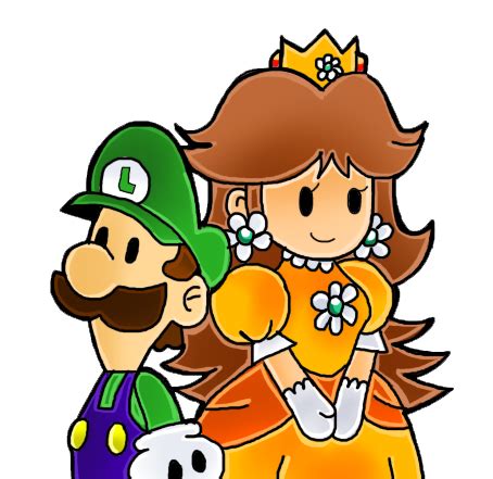 Daysi y luigi predisenado XD | Luigi, Luigi and daisy, Princess daisy