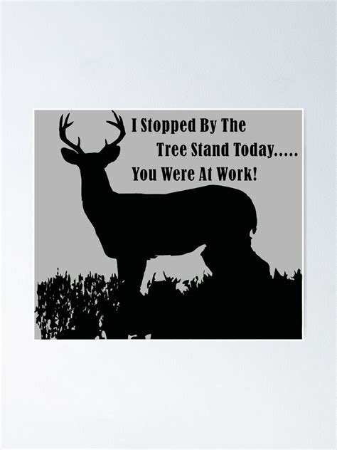 "Funny Deer Hunting" Poster for Sale by customgifts | Redbubble