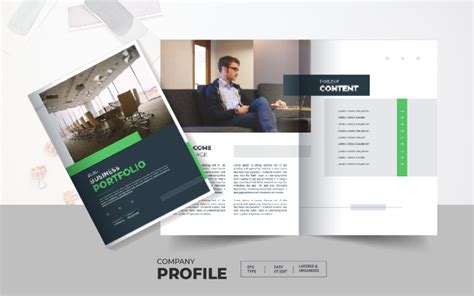 Company Profile Modern Template design vector