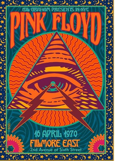 Pink Floyd 1970 | Retro poster, Vintage music posters, Music poster