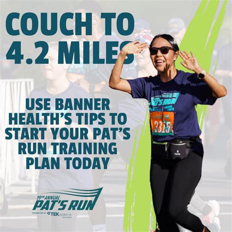 The 2023 Couch to 4.2 Pat's Run Training Plan Is Here! - Pat Tillman Foundation