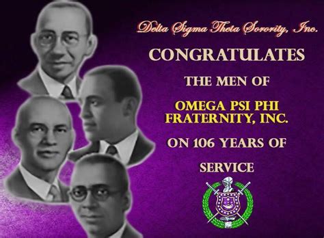 Happy Founders Day to the men of Omega Psi Phi Fraternity, Incorporated ...