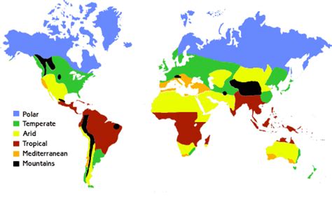 What are climate zones? - Internet Geography