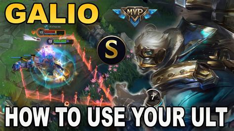 USE YOUR ULT THIS WAY | Galio Support | Build & Runes | Wild Rift - YouTube