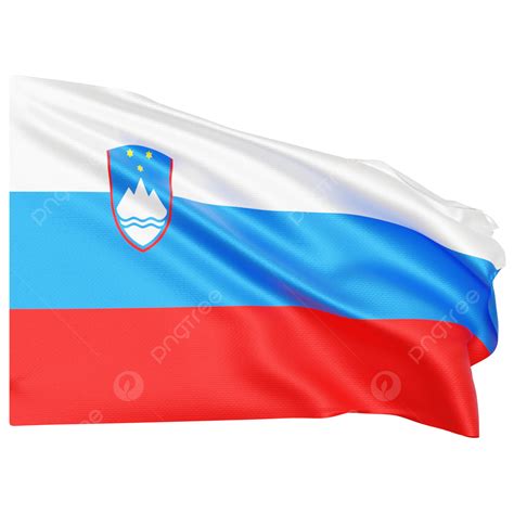 Slovenia Flag Waving, Slovenia Flag With Pole, Slovenia Flag Waving ...