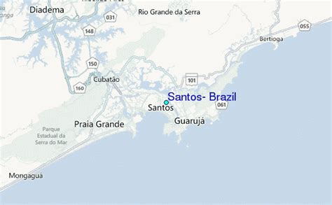 Santos, Brazil Tide Station Location Guide