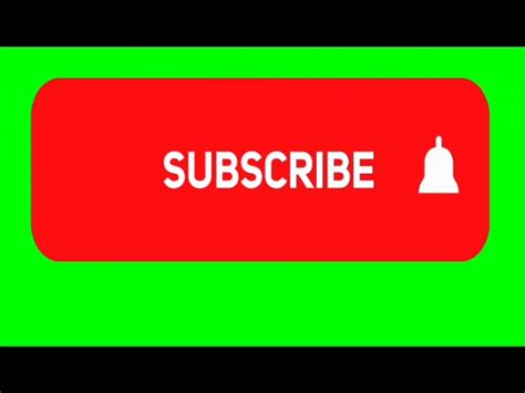 Greenscreen Subscribe Button GIF