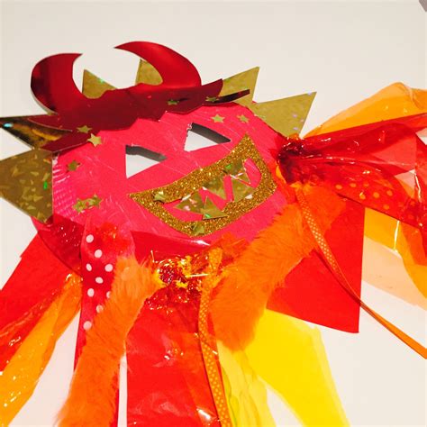 Chinese Dragon Mask Craft For Kids - Step By Step Instructions ...