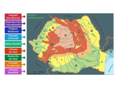 Romania subunitati de relief - Resurse didactice