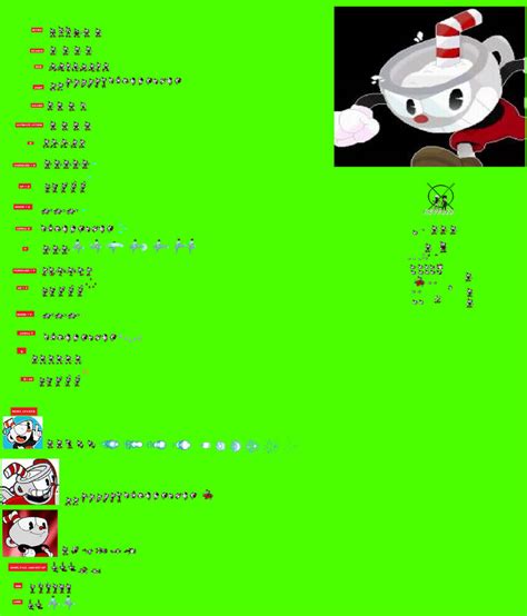 Cuphead Sprite Jus Sheet by XmayGrrr on DeviantArt