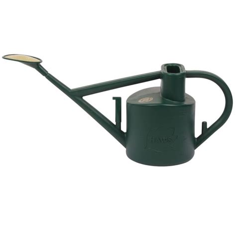 Haws Green Plastic Practican Garden Watering Can with Rose Attachment 6 ...